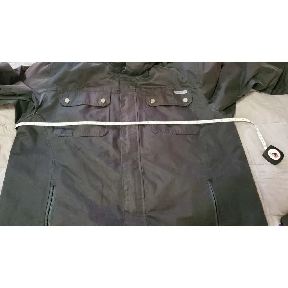 Rugged Elements Men’s XL Brown/Black Hooded Outdoor Jacket – Tears & Wear